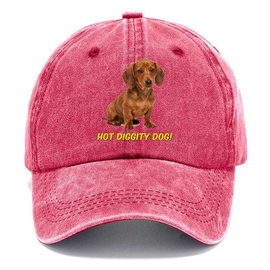 Hot Diggity Dog Classic Cap – Pomegranate Blush