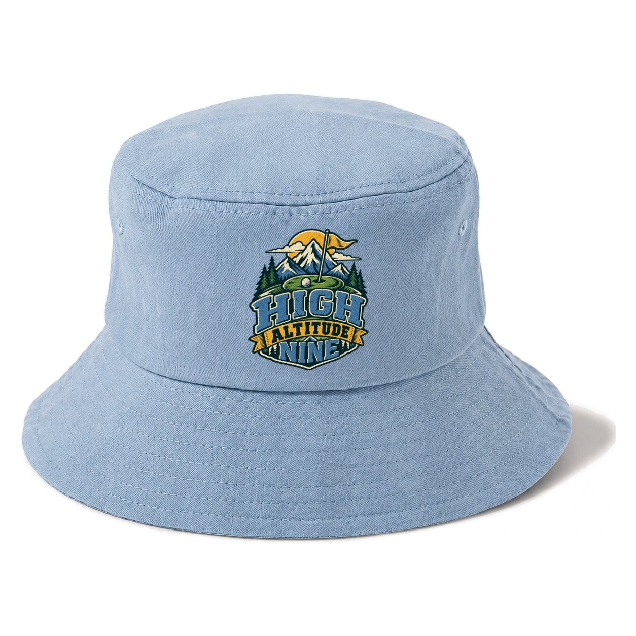 High Altitude Nine Golf Life Bucket Hat – Summer Sky