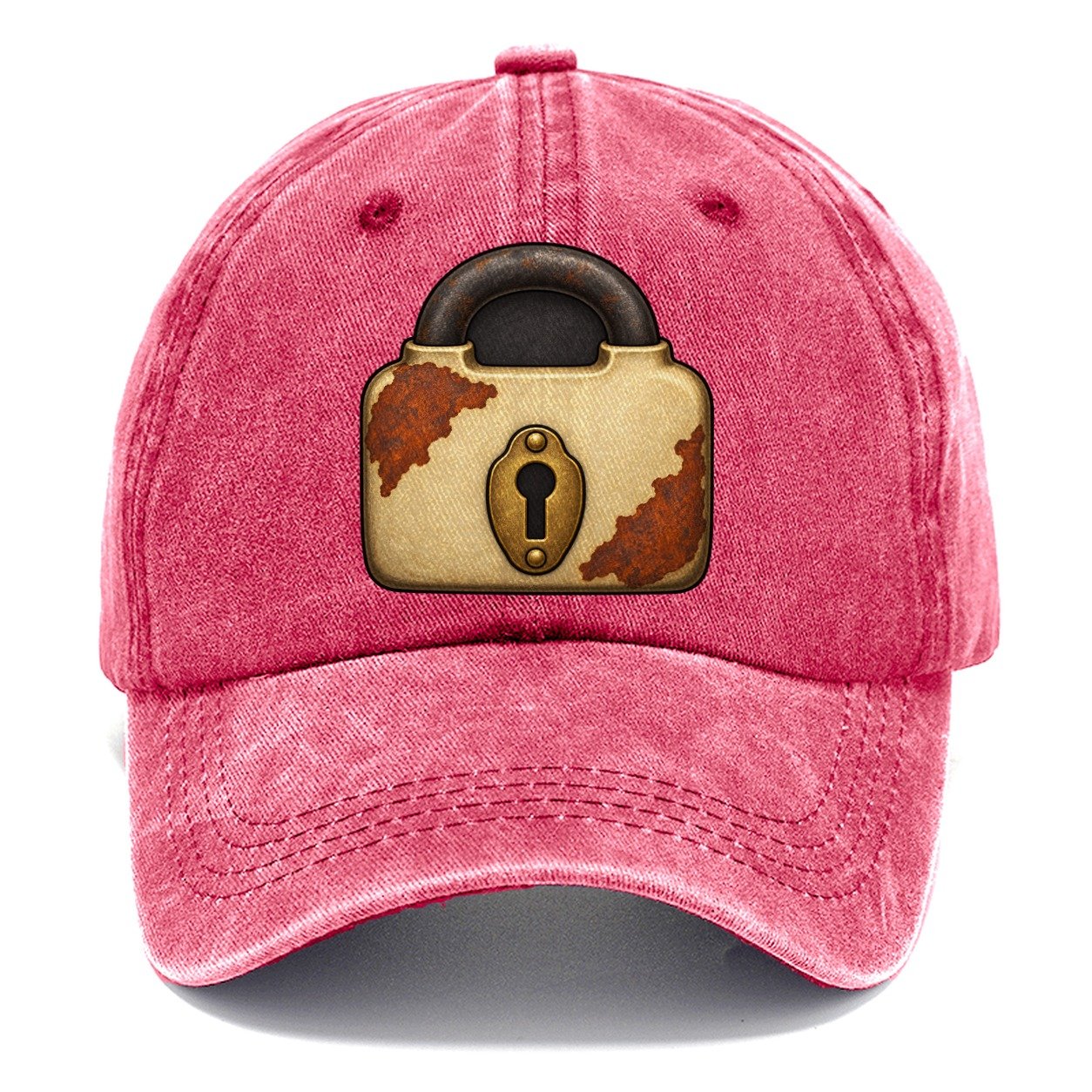 The Old Padlock Treasure Hunting Classic Cap – Pomegranate Blush