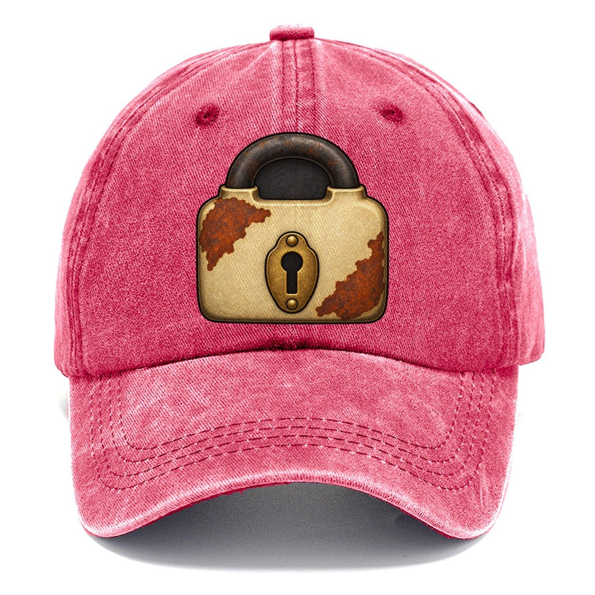 The Old Padlock Treasure Hunting Classic Cap – Pomegranate Blush