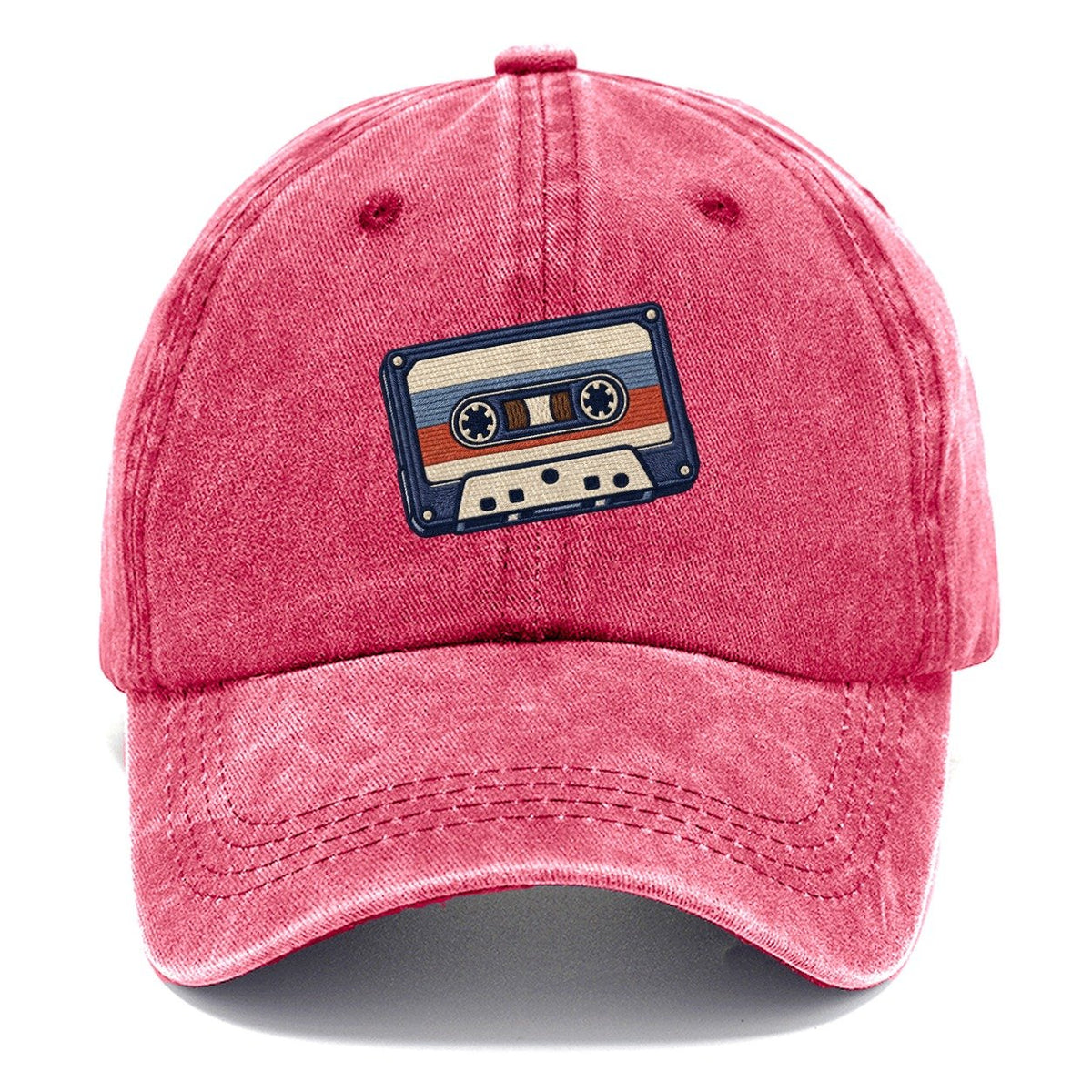 Cassette Tape Tiny Solo Marks Classic Cap – Pomegranate Blush