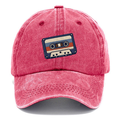 Cassette Tape Tiny Solo Marks Classic Cap – Pomegranate Blush