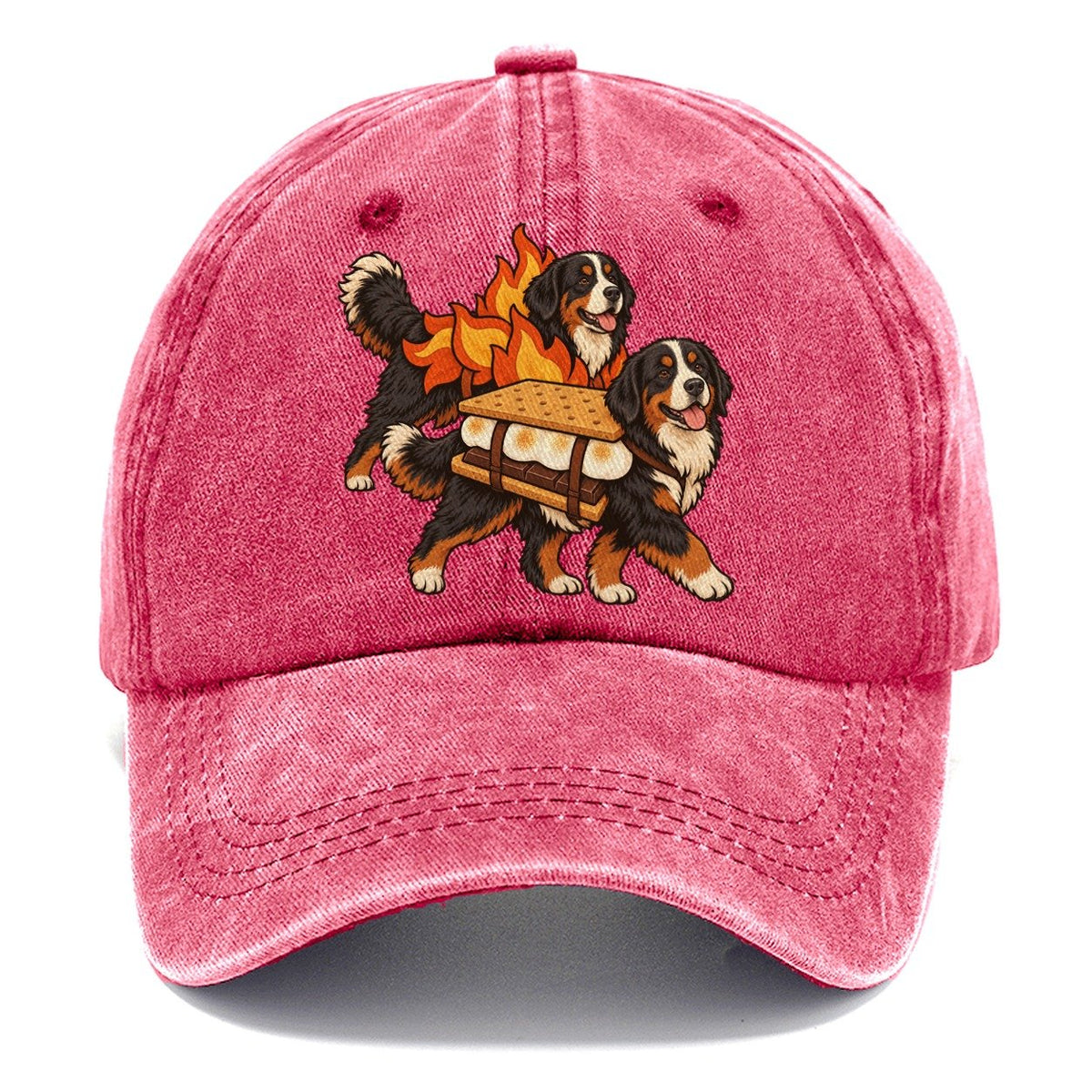 2 Bernese Mountain Dogs In Halloween Costumes Hdp 50 Parade Lineup Halloween Dog Parade Classic Cap – Pomegranate Blush