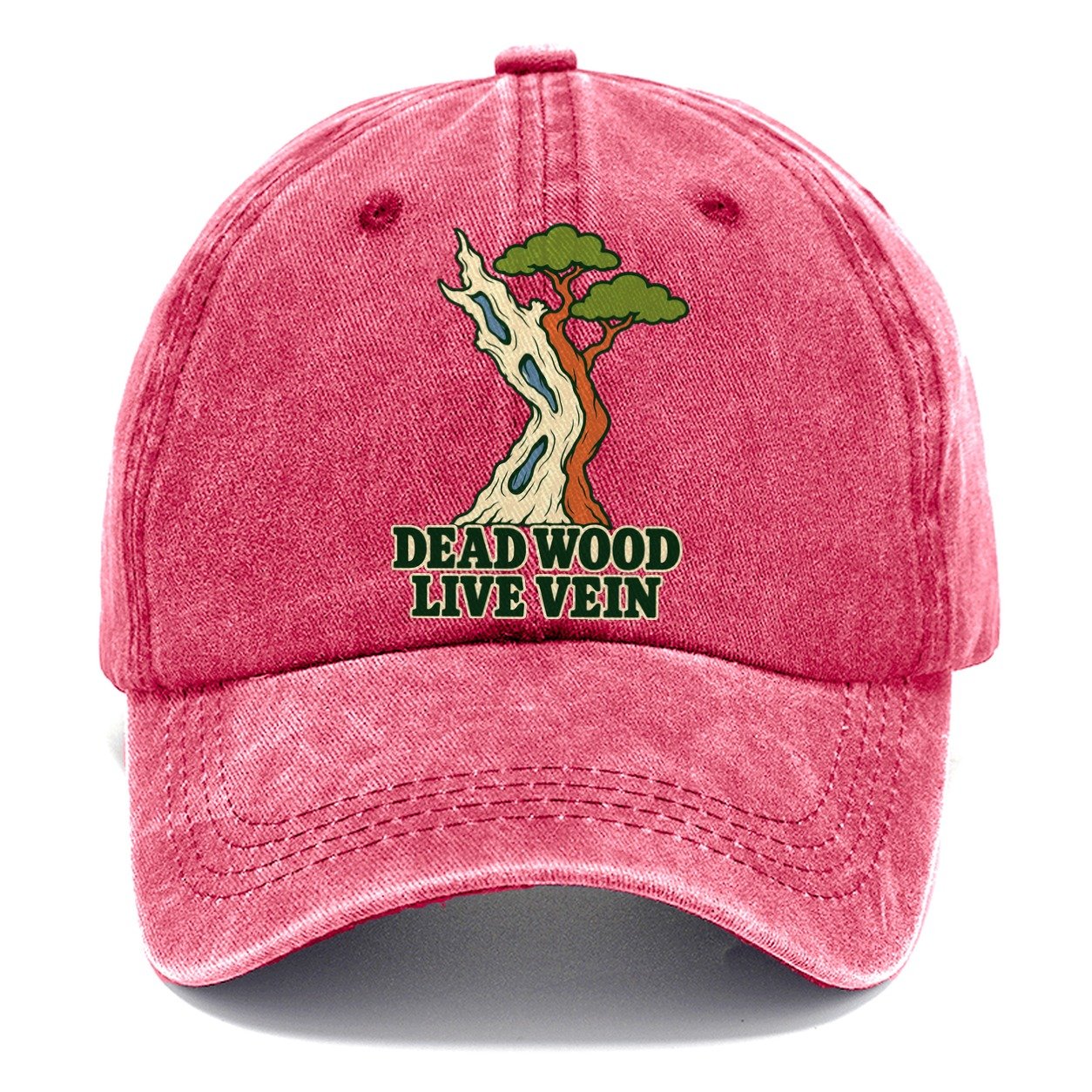 Dead Wood Live Vein Bonsai Classic Cap – Pomegranate Blush