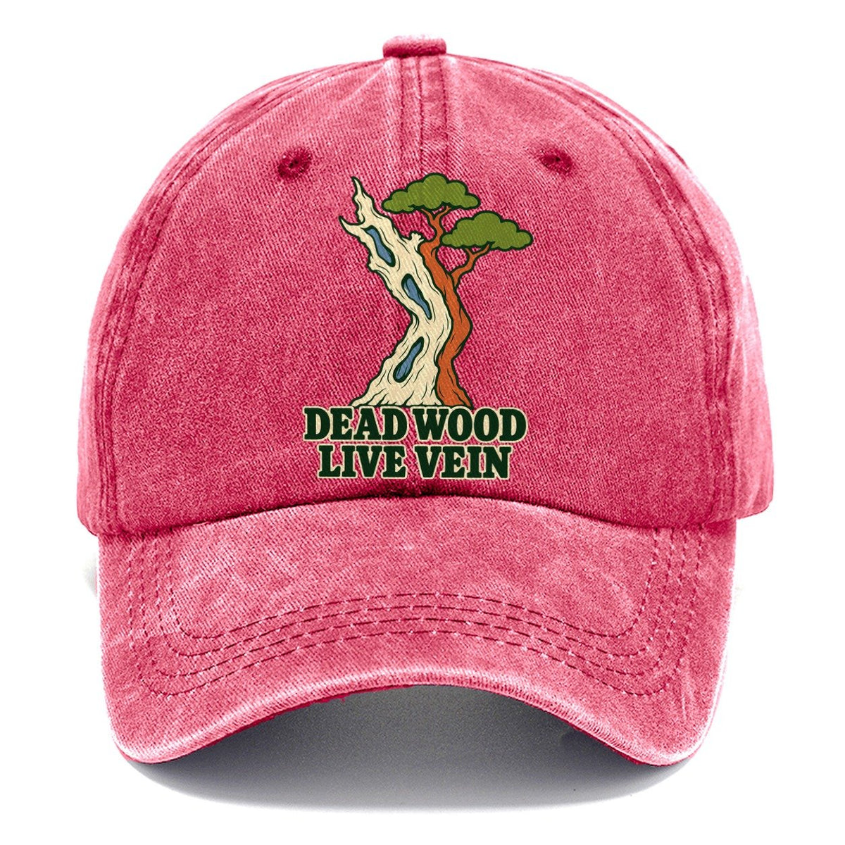 Dead Wood Live Vein Bonsai Classic Cap – Pomegranate Blush