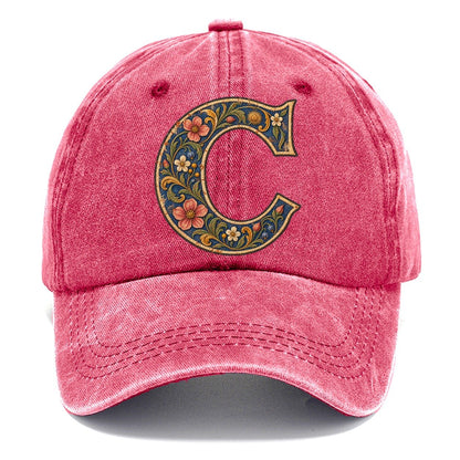 Wildflower C Monogram Classic Cap – Pomegranate Blush