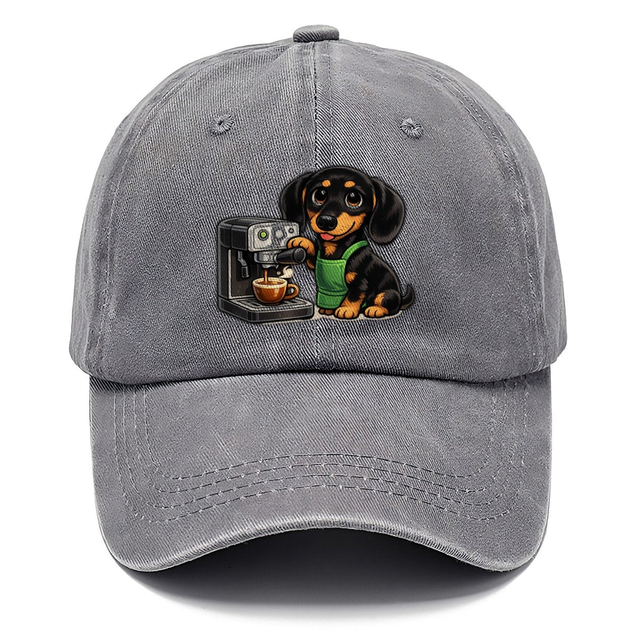 Dachshund Barista Work Classic Cap – Urban Haze