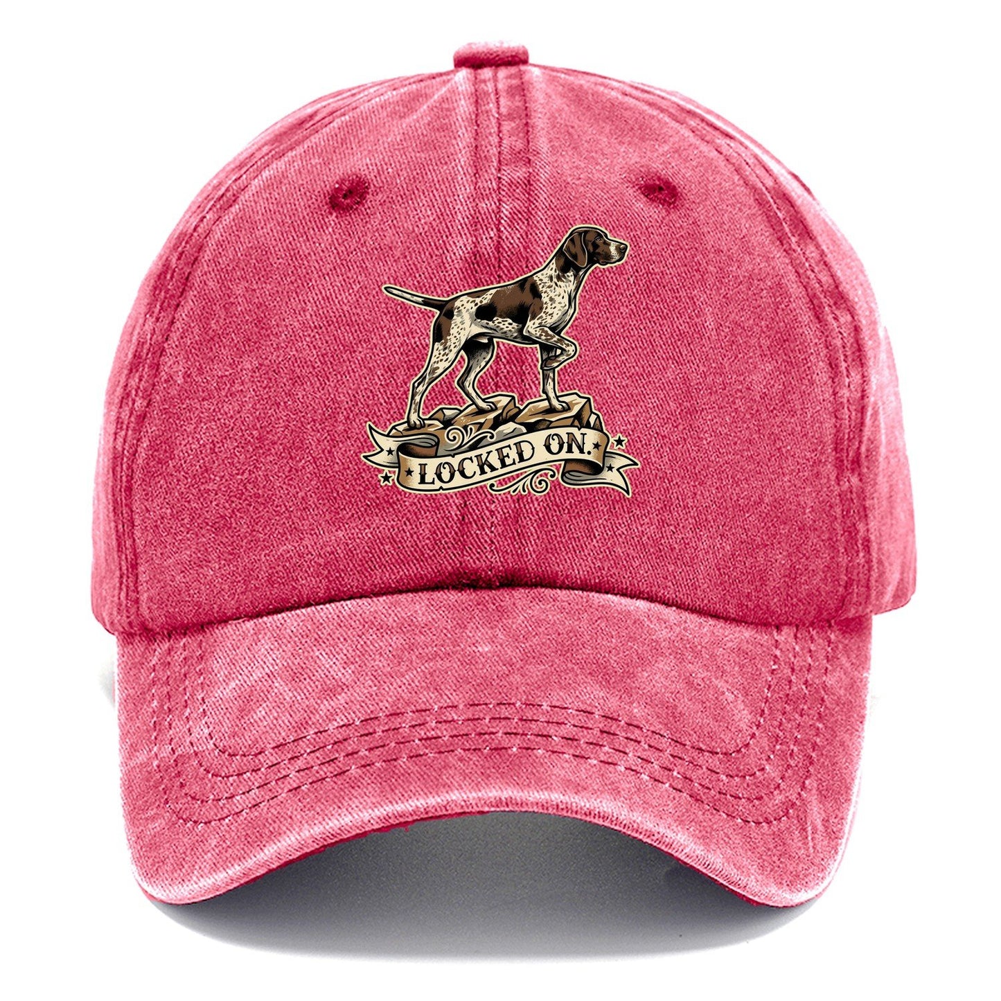 Locked On Dog Classic Cap – Pomegranate Blush