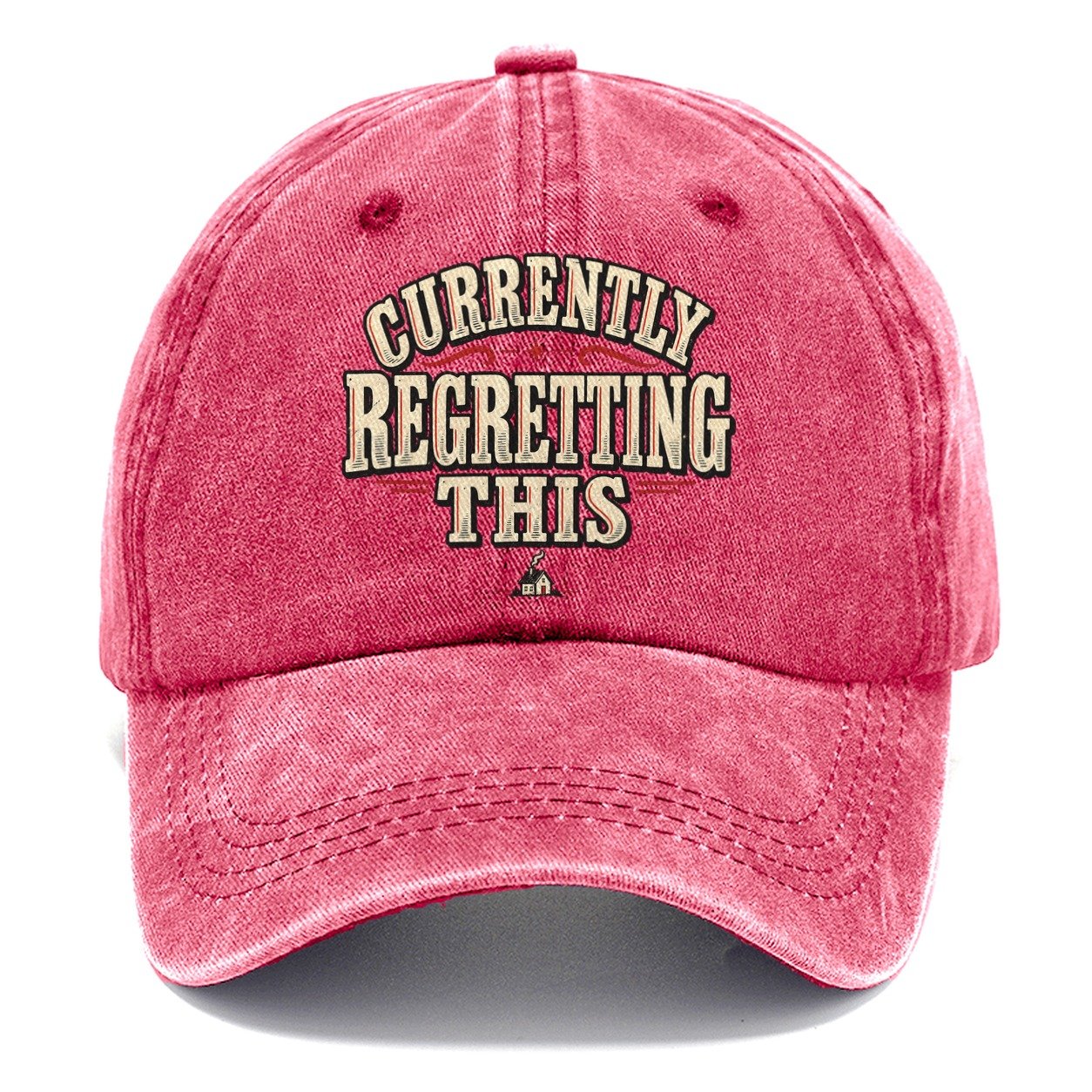 Currently Regretting This American Wit Classic Cap – Pomegranate Blush