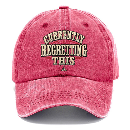 Currently Regretting This American Wit Classic Cap – Pomegranate Blush