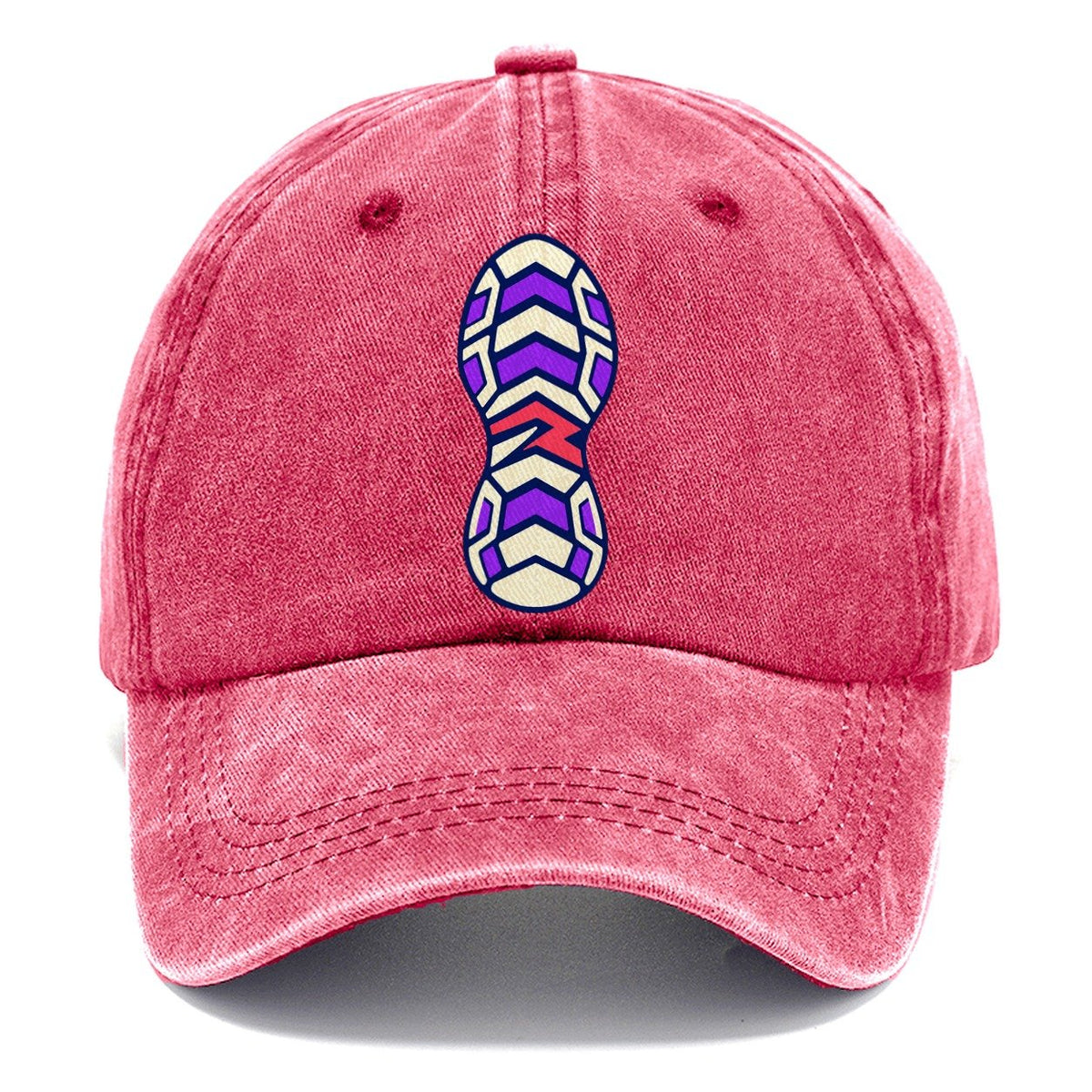 Chevron Sole 90S Running Clubs Classic Cap – Pomegranate Blush