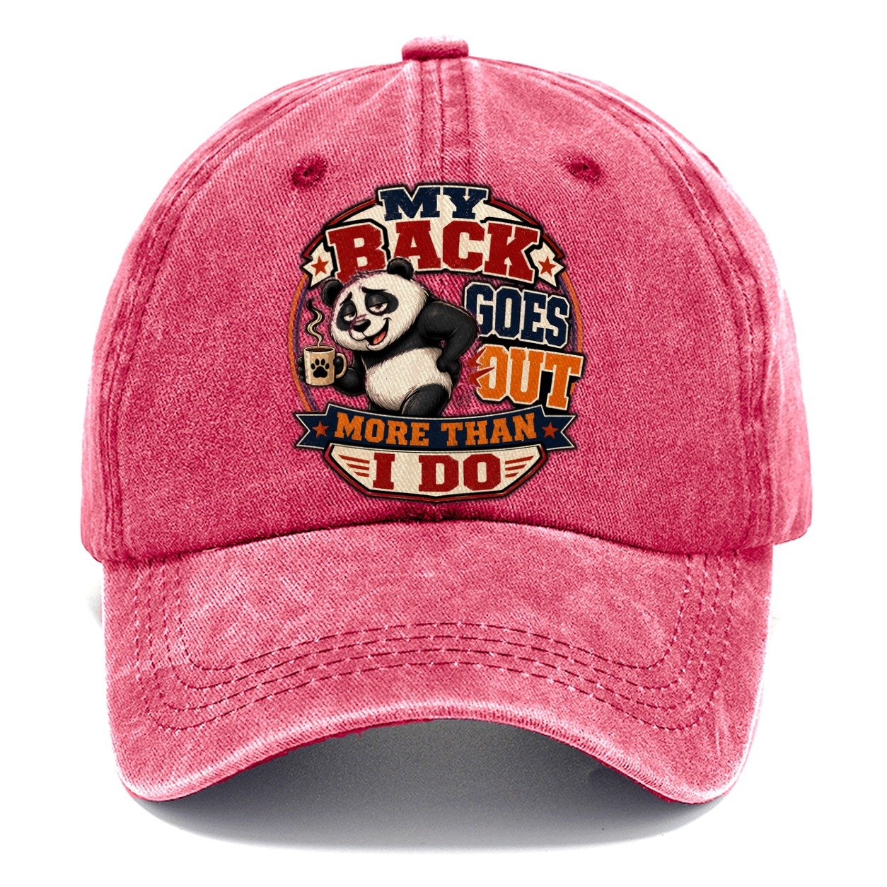 My Back Goes Out Classic Cap – Pomegranate Blush