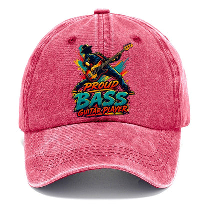 Proud Bass Guitar Player Music Instruments Classic Cap – Pomegranate Blush