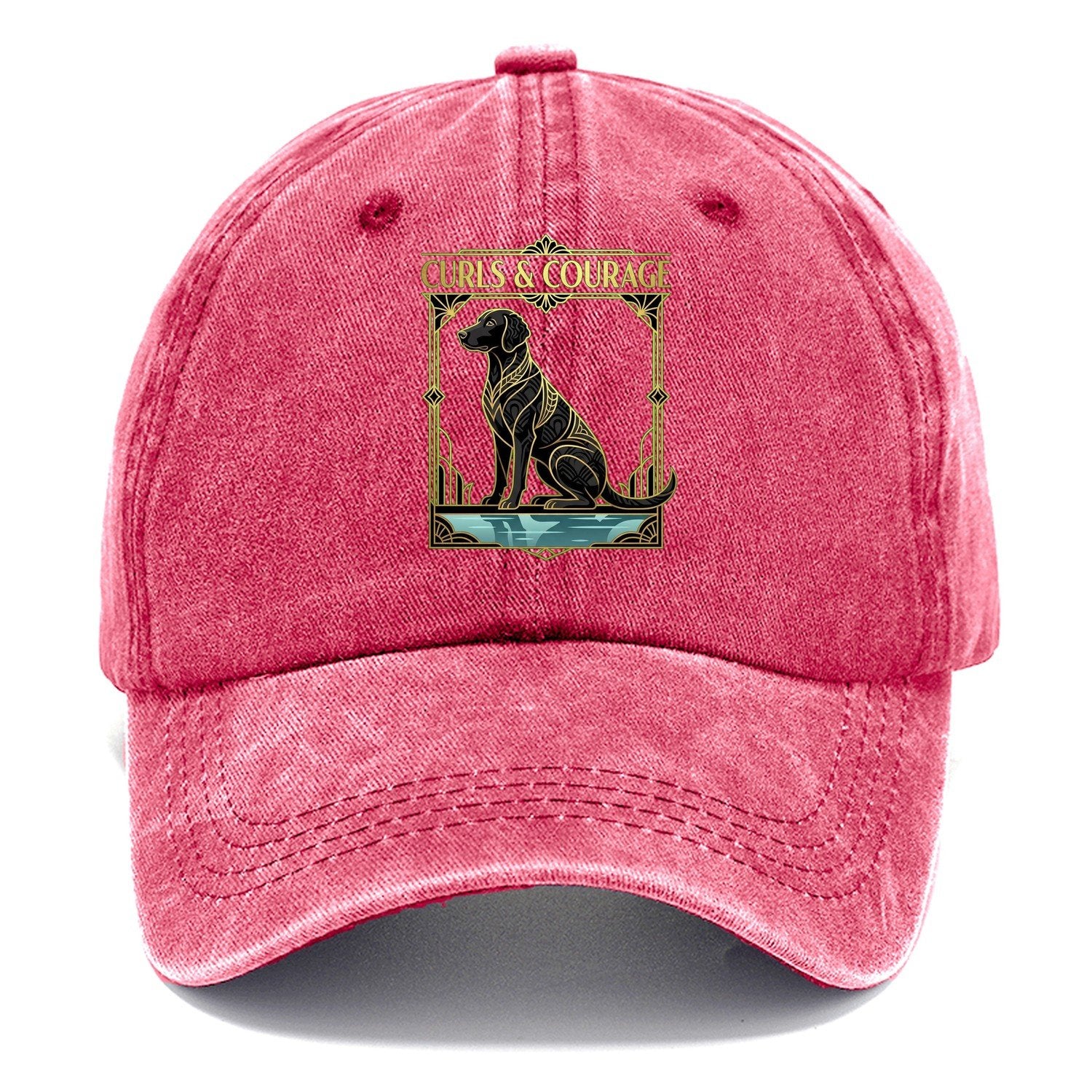 Curls And Courage Classic Cap – Pomegranate Blush