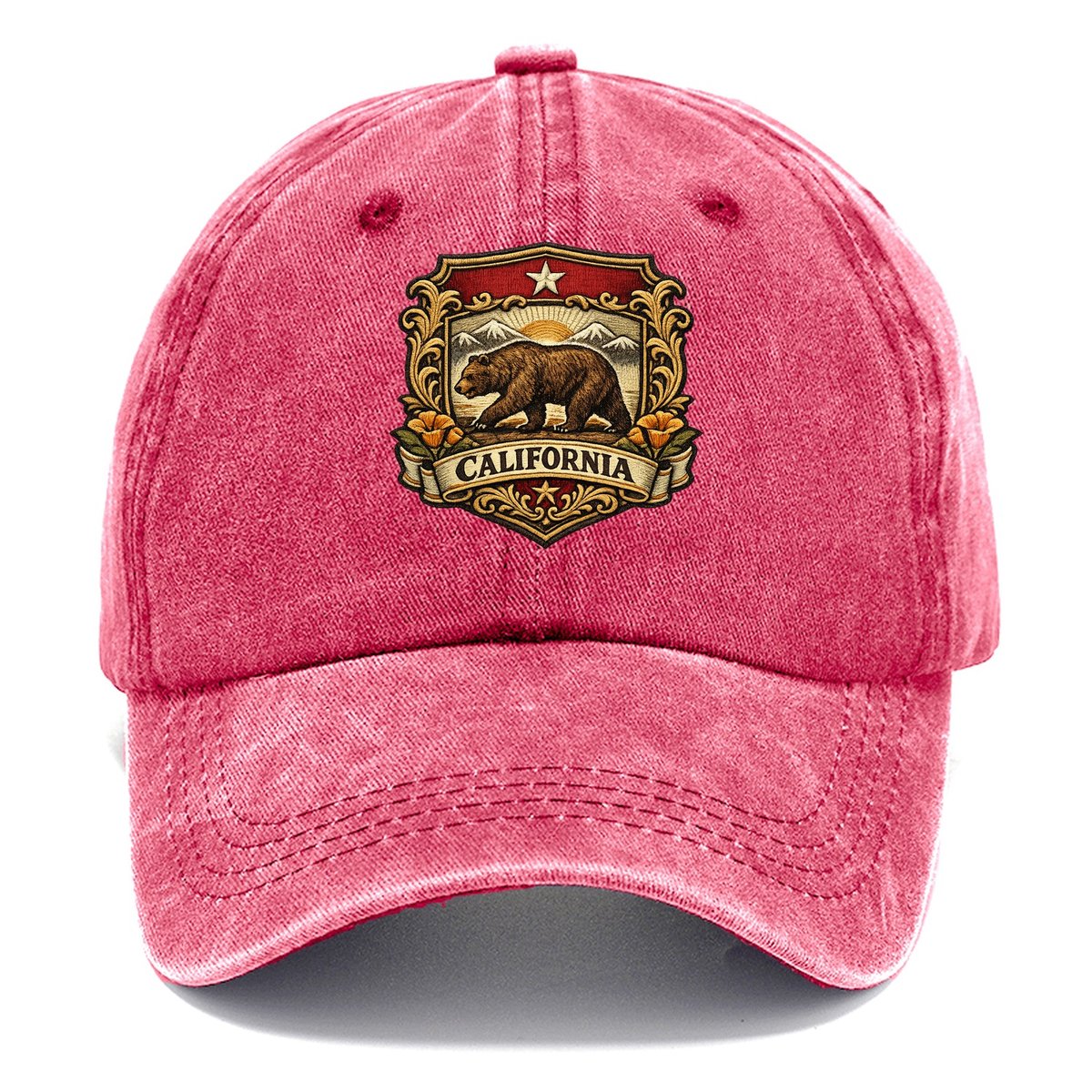 California Heritage Classic Cap – Pomegranate Blush