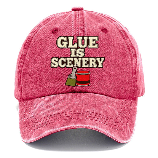 Glue Is Scenery Model Railways Classic Cap – Pomegranate Blush