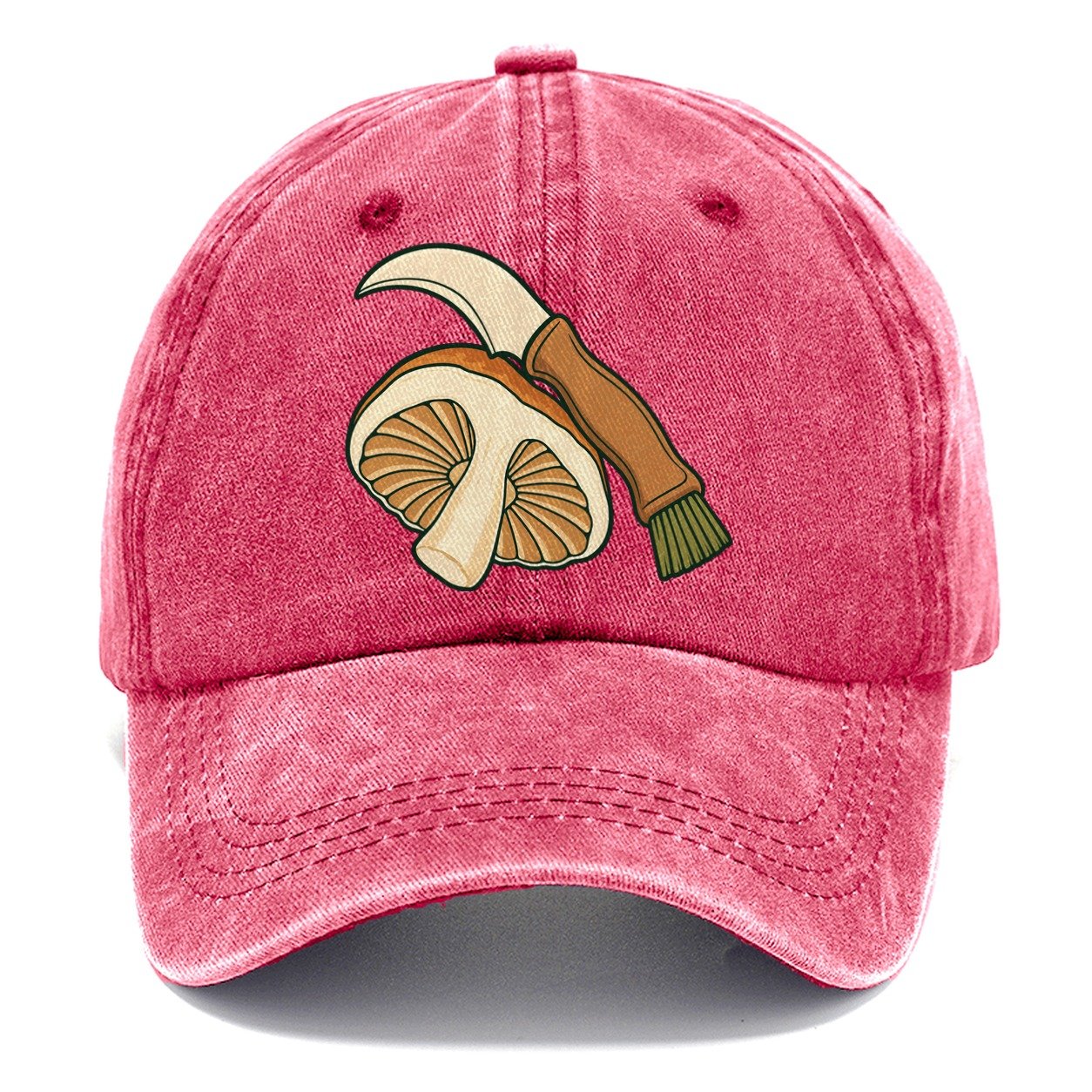 Knife And Brush Foraging And Mycology Classic Cap – Pomegranate Blush
