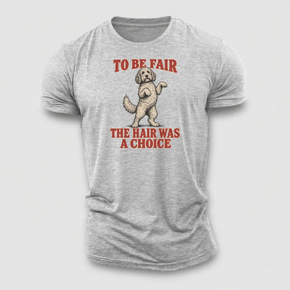 Labradoodle Dog Declarations Cotton T-Shirt – Sport Grey