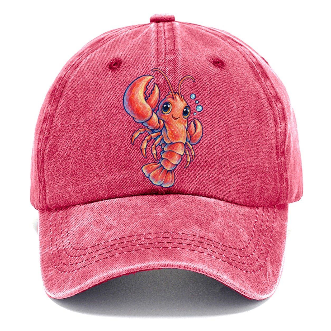 Lobster Three Quarter Float Sea Sprite Classic Cap – Pomegranate Blush
