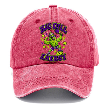 Big Dill Energy Pickleball Life Classic Cap – Pomegranate Blush