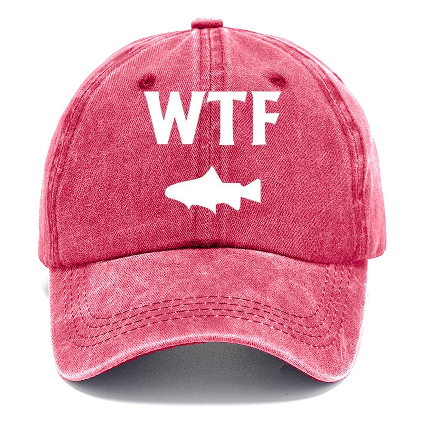 Wtf Wheres The Fish Classic Cap – Pomegranate Blush
