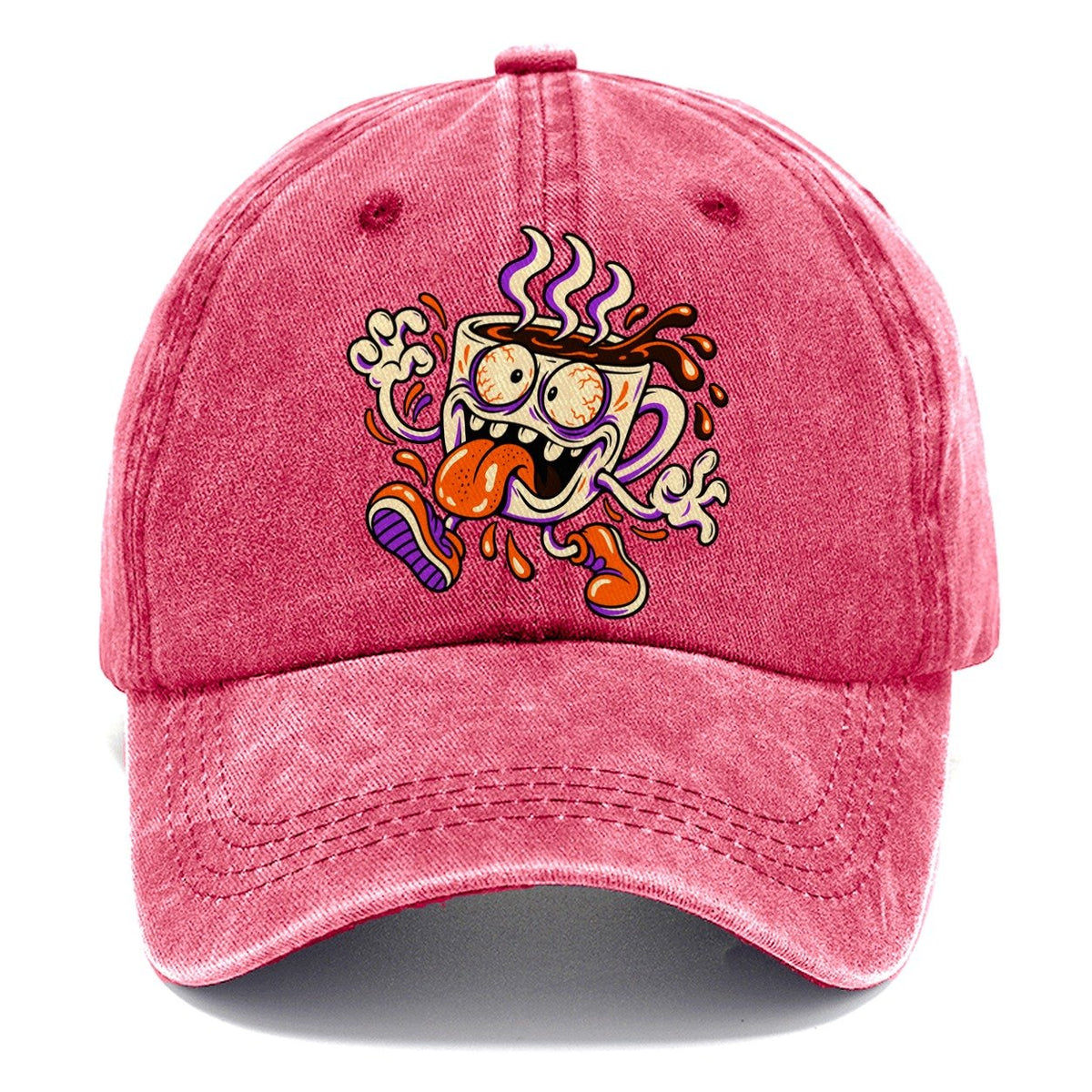Monster Coffee Cup Crazy Styles Classic Cap – Pomegranate Blush