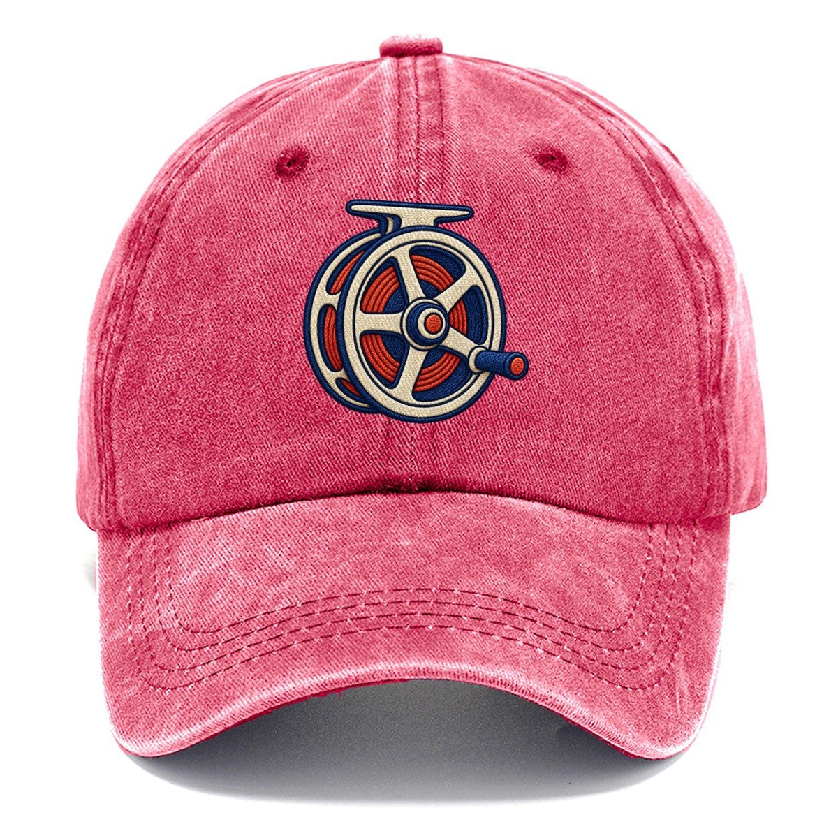 Fly Fishing Reel Tiny Solo Marks Classic Cap – Pomegranate Blush