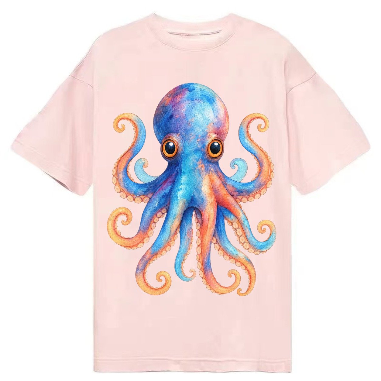 Octopus Cute Classic T-shirt – Pink