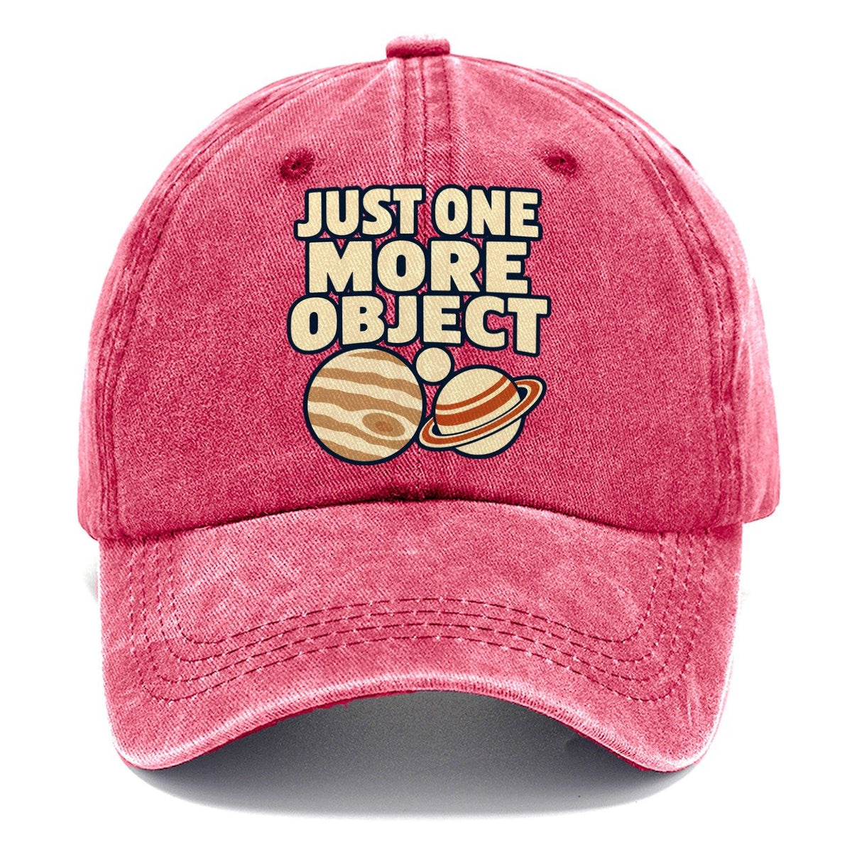 Just One More Object Astronomy And Stargazing Classic Cap – Pomegranate Blush