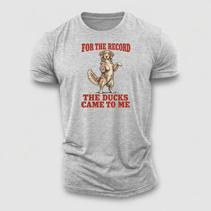 Nova Scotia Duck Tolling Retriever Dog Declarations Cotton T-Shirt – Sport Grey