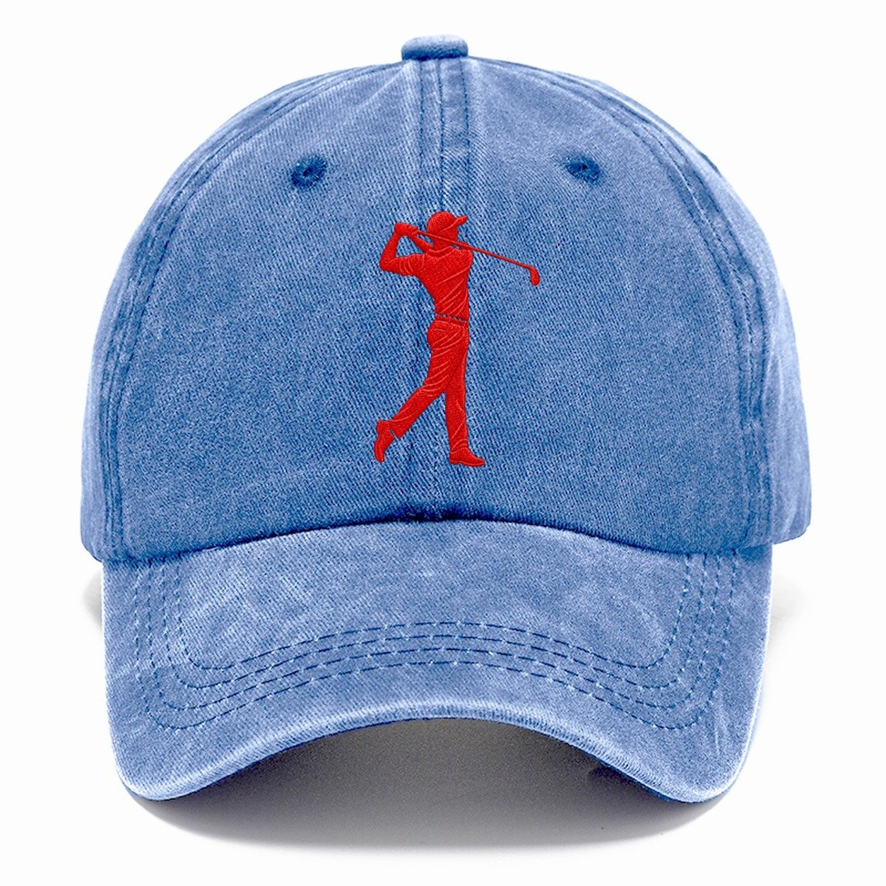 Golfer Balanced Finish Micro Motion Mark Classic Cap – Summer Sky