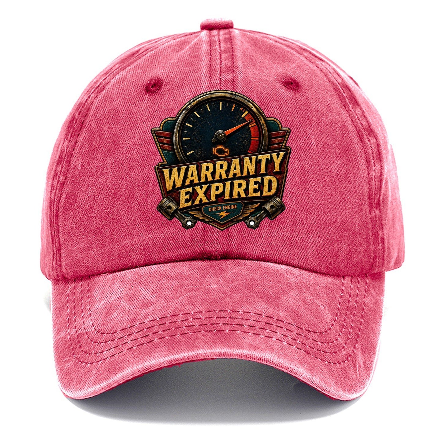 Warranty Expired Check Engine Classic Cap – Pomegranate Blush