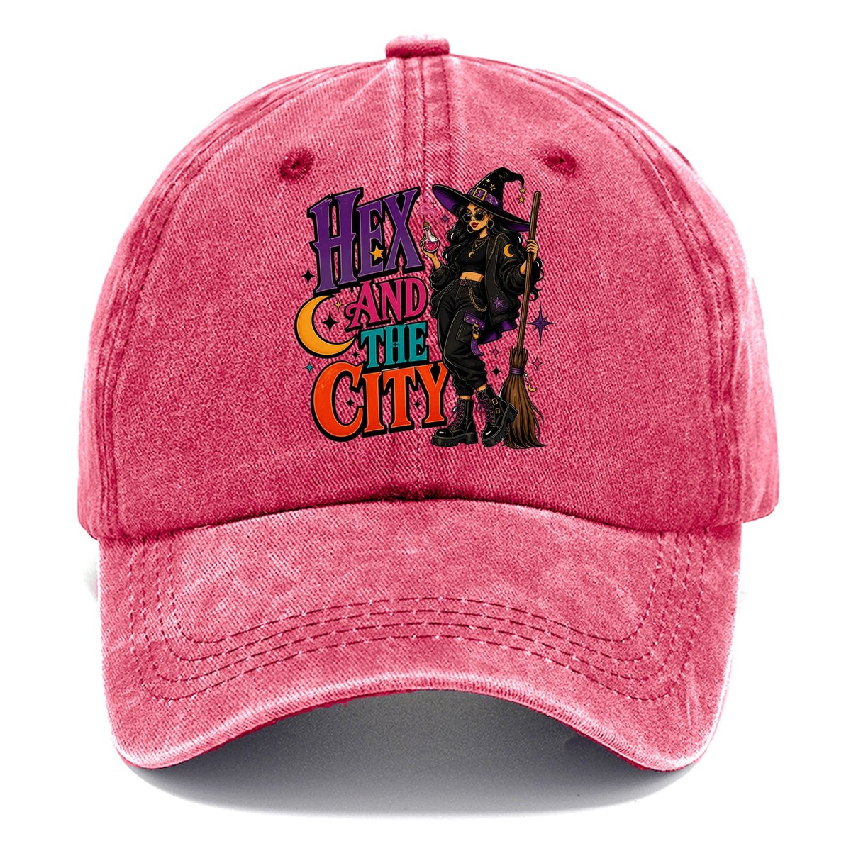 Hex And The City Witch Meme Classic Cap – Pomegranate Blush