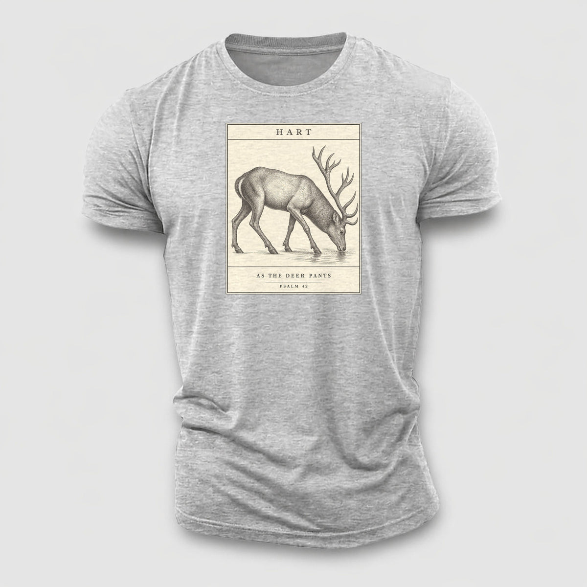 Hart Specimen Plate Creature Canticle Cotton T-Shirt – Sport Grey