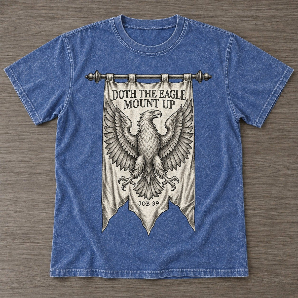 Washed Blue — front view