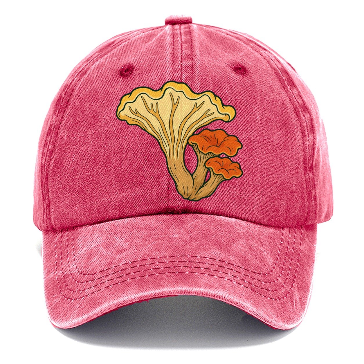 Chanterelle Cluster Foraging And Mycology Classic Cap – Pomegranate Blush