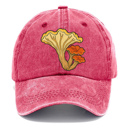 Chanterelle Cluster Foraging And Mycology Classic Cap – Pomegranate Blush