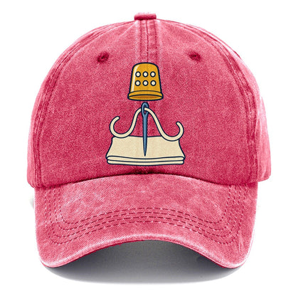 Needle And Thimble Sewing And Quilting Classic Cap – Pomegranate Blush