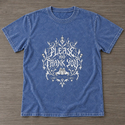 Washed Blue — front view