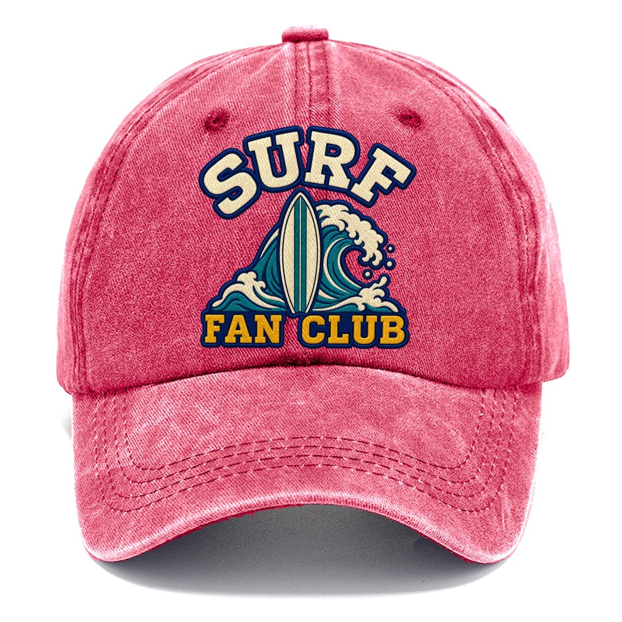 Surf Fan Club Classic Cap – Pomegranate Blush