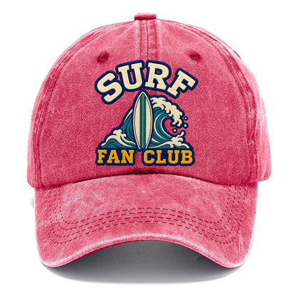 Surf Fan Club Classic Cap – Pomegranate Blush