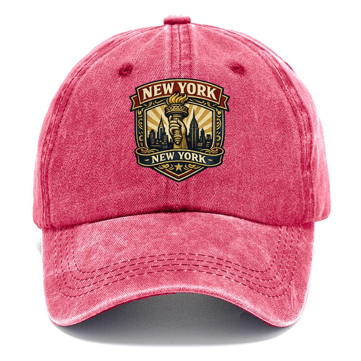 New York Heritage Classic Cap – Pomegranate Blush