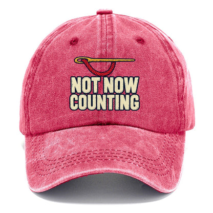 Not Now Counting Classic Cap – Pomegranate Blush