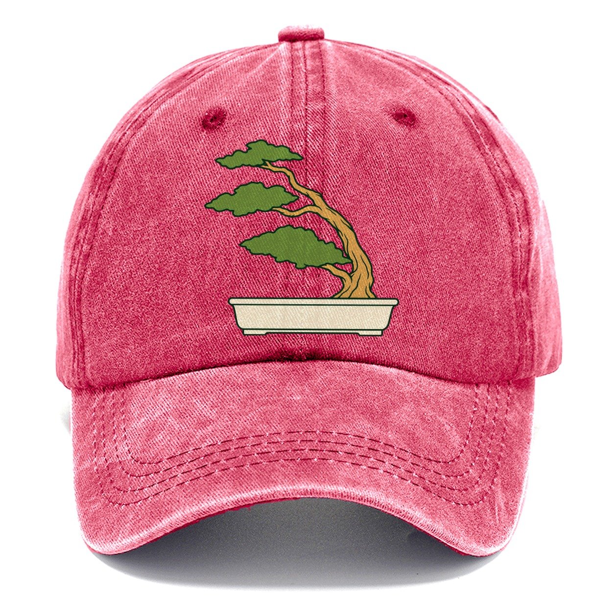 Windswept Juniper Form Bonsai Classic Cap – Pomegranate Blush