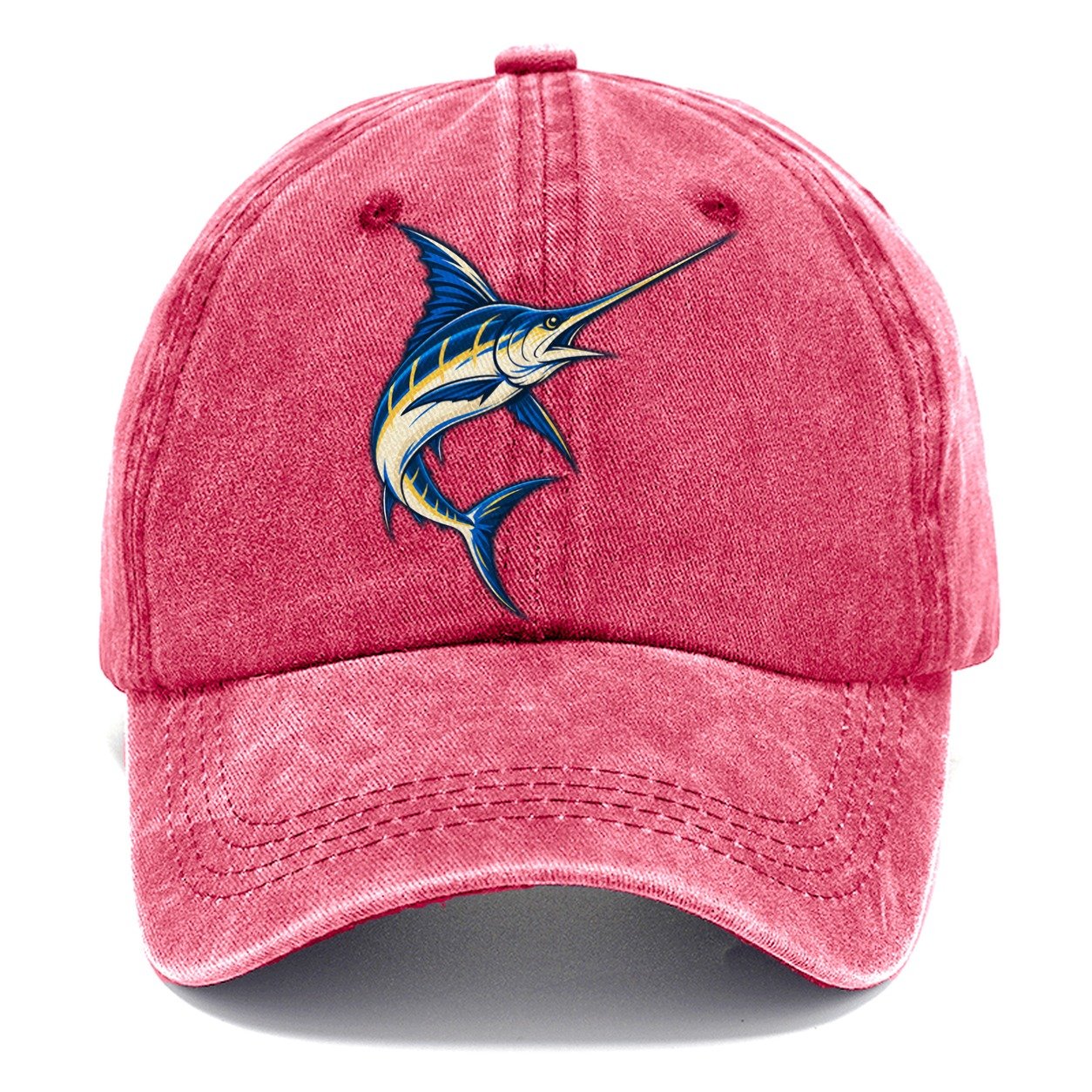 Swordfish Blade Fishing Elegant Classic Cap – Pomegranate Blush