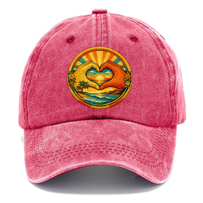 Golden Peace Classic Cap – Pomegranate Blush