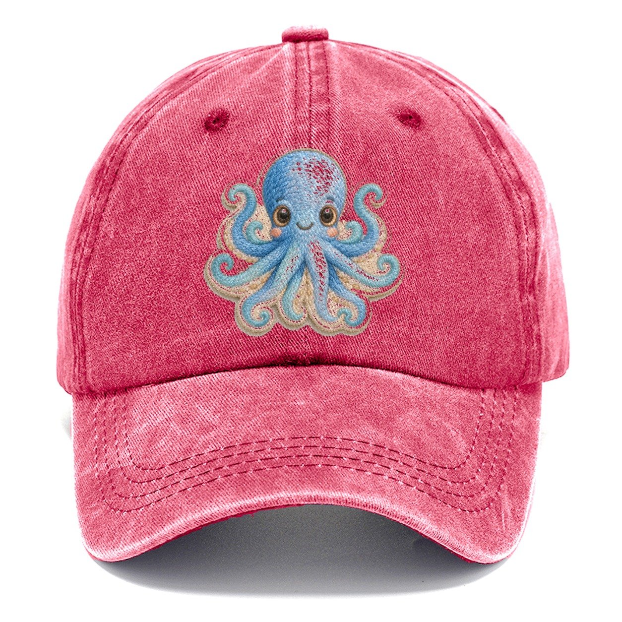Pufferfish Puff Hello Sea Sprite Classic Cap – Pomegranate Blush