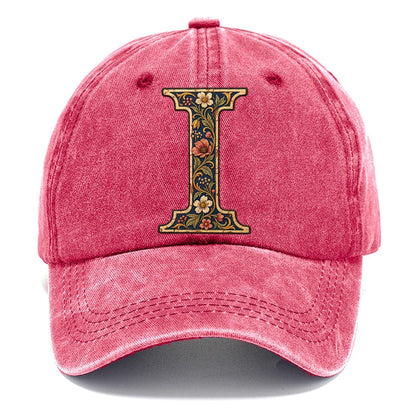 Wildflower I Monogram Classic Cap – Pomegranate Blush
