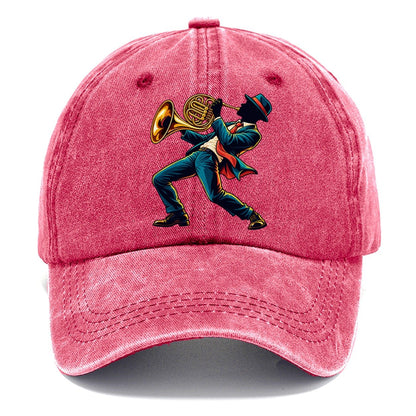 French Horn Icon Music Instruments Classic Cap – Pomegranate Blush