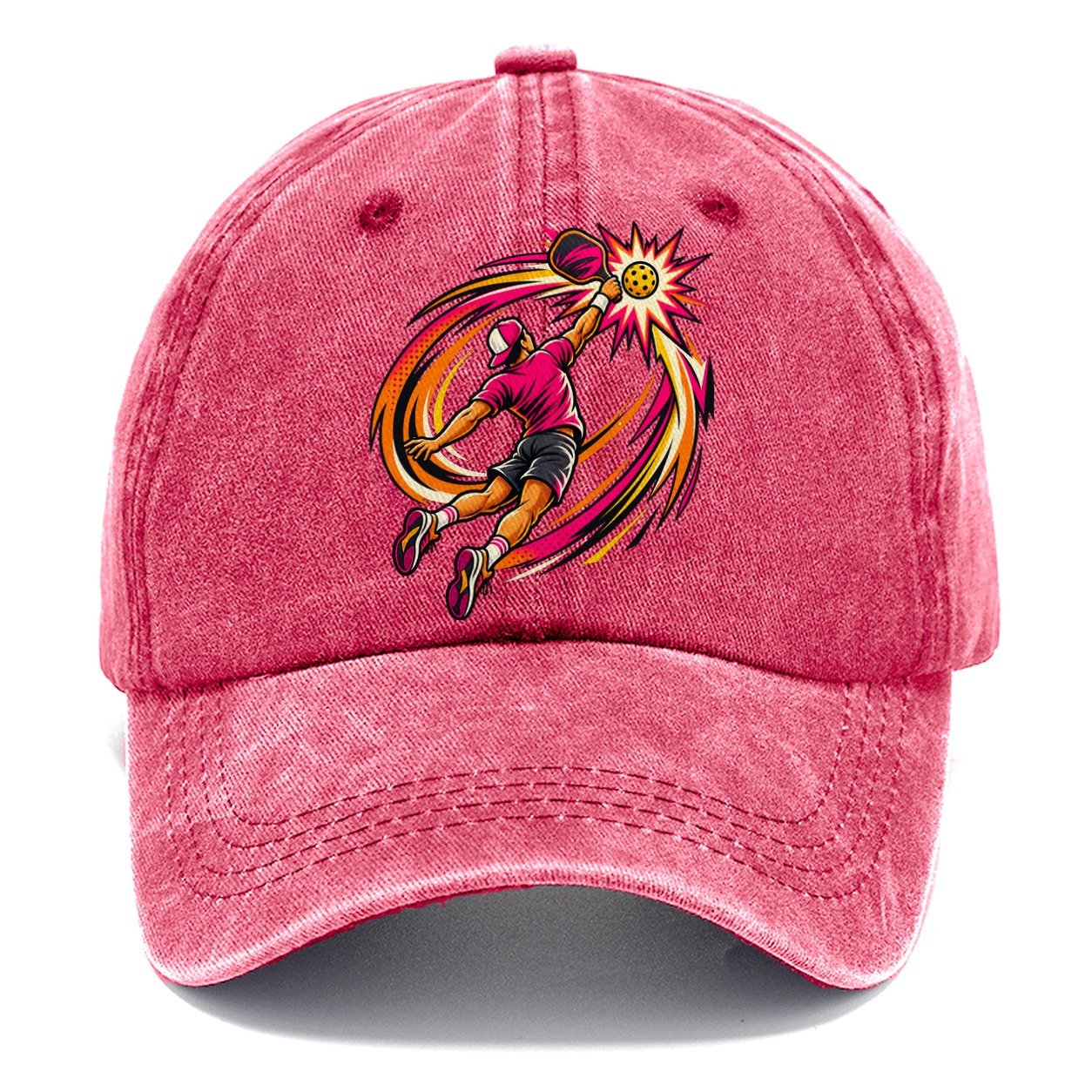 Overhead Smash Pickleball Life Classic Cap – Pomegranate Blush